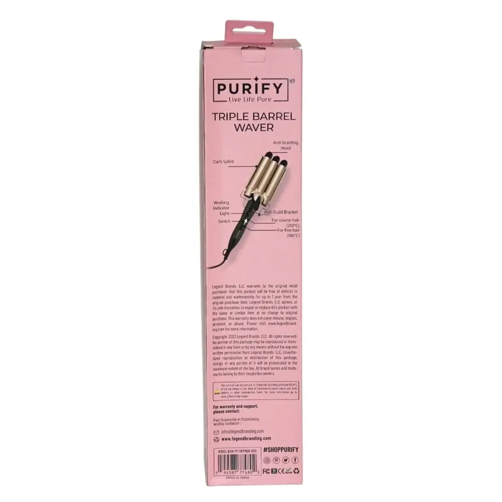 Purify Triple Barrel Waver Hair Waver